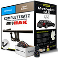 Anhängerkupplung abnehmbar für MERCEDES GLK +E-Satz Set NEU