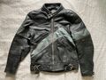 Raberg Vintage - Motorrad Biker Lederjacke schwarz/grau Gr. 52 (klein)