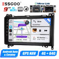 9" Android 13 4+64G Carplay Autoradio GPS Für Mercedes Benz A/B Klasse Sprinter