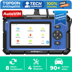 2024 TOPDON AD600S Profi KFZ OBD2 Diagnosegerät Scanner 8 Funktion 4 System WIFI