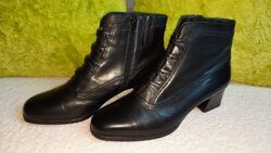 Damen Stiefeletten "GABOR" Echtleder schwarz Gr. 41/UK 7,5 "Sehr guter Zustand"