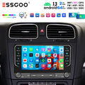 Android 13 Autoradio Für 2 DIN VW GOLF 5 6 Passat Polo 7" Apple Carplay GPS Navi