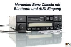 Mercedes classic Bluetooth Radio Becker BE1150 AUX Anschluss W140 C-Klasse W202