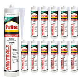 Pattex Fusion Neutralsilikon 12 x 280ml transparent alle Materialien von Henkel