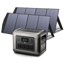 1800W Solargenerator 1152WH LiFePO4 Batterie mit 2x 200W Solarpanel für Garten