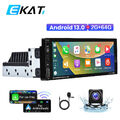 7" Android 13 1 DIN Autoradio Carplay GPS Navi WiFi Bluetooth USB RDS Kam 2G+64G