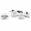 Fissler Vitavit Premium Schnellkochtopf Set 2-tlg., mit Pfanne und Metalldeckel