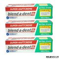 blend-a-dent 3x 47g Super Haftcreme Extra Stark Neutral