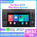 Android 13 Autoradio Für Mercedes Benz W639 W906 W169 Sprinter DAB+ 32GB CarPlay