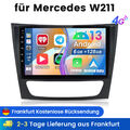 Android 13 Autoradio CarPlay 6+128GB GPS Navi für Mercedes E/CLS/G Klasse W211