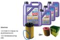 MANN Inspektionspaket 8 L LIQUI MOLY Leichtlauf High Tech 5W-40 für Alfa Romeo