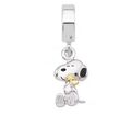 Charm Dangle 925 Silber Hund Snoopy Hug - Anhänger für Pandora