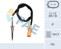 Sensor Abgastemperatur FAE 68057 M14x1,5 für VW TOURAN 1T3 CADDY 3 2KB 2KJ 2CB