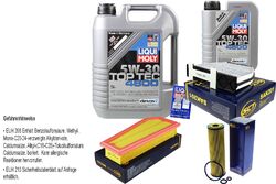 INSPEKTIONSKIT FILTER LIQUI MOLY ÖL 6L 5W-30 für Mercedes-Benz C-Klasse W204