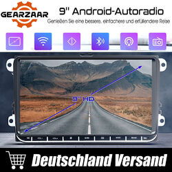 9" Autoradio Android 12 GPS NAVI WIFI 2DIN Für VW GOLF 5 6 Touran Passat Tiguan