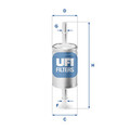 UFI Kraftstofffilter 31.740.03 Filtereinsatz für FIAT TIPO 356HXA1B 356HXF1B LPG