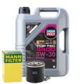 Motoröl 5W30 LIQUI MOLY Top Tec 4400 5L+MANN Ölfilter+Ölablassschraube