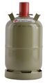 Leere 11kg Propangas Flasche Grau, Camping, grillen, heizen, Gasflasche GAS