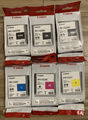 6x original canon pfi-102 mbk bk c y m canon ipf550 ipf510 ipf600 ipf605 ipf610