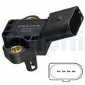 1x Sensor, Ansauglufttemperatur DELPHI TS10526 passend für SEAT SKODA VW