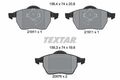 2x Bremsscheibe Textar 92098603 für AUDI SEAT SKODA VW