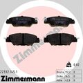 ZIMMERMANN Bremsbelagsatz Scheibenbremse 22332.145.1 für CX MAZDA KF KE GH 14