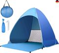 Strandmuschel Pop Up, Tragbar Extra Light Automatisches Strandzelt, Sun Shelter