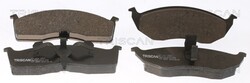 TRISCAN Bremsbelagsatz Scheibenbremse 8110 10513 für CHRYSLER VOYAGER 3 NEON 2 4