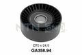 SNR GA358.94 Deflection/Guide Pulley, V-ribbed belt for AUDI,FIAT,LADA,LANCIA,VO