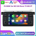 Android 13 Apple Carplay Autoradio GPS RDS USB Für BMW 3er E46 M3 Rover 75 MGZT