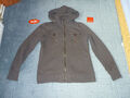 Esprit  Sweatshirtjacke, Jacke mit Kapuze braun Gr. L (40) TOP