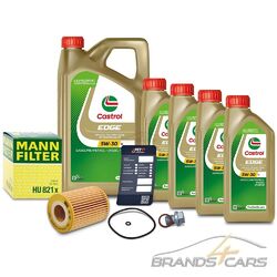 MANN-FILTER ÖLFILTER+9L CASTROL EDGE 5W-30 LL FÜR MERCEDES C-KLASSE W203 320 CDI# # # INKL. ÖLABLASS-SCHRAUBE MIT DICHTRING # # #