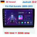 Für Fiat Ducato 2006-2023 Android12 Autoradio GPS Navi SAT BT DAB+ WIFI SWC 32GB