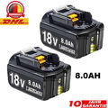 2X- 18V / 8,0Ah für Makita LED Akku BL1860 B- 2er Set -197422-4 BL1850B BL1830