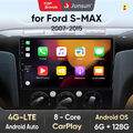 6G+128GB Android13 Autoradio CarPlay DAB+GPS Navi für Ford S-Max 2007-08 4G LTE