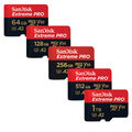 SanDisk Extreme Pro micro SDXC 64GB 128GB 256GB 400GB 512GB 1TB 170MB/s A2