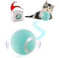 Interaktives Katzenspielzeug Ball, USB Wiederaufladbar Katzenball mit LED-Licht