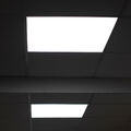 Einbaupanel Deckenlampe Flurleuchte weiß LED Deckenpanel quadratisch 4500K 2x 