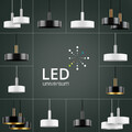 LED Universum Pendel Leuchte Victoria Decken Lampe E27 Metall 30cm 40cm Design