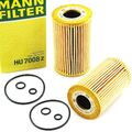 2x MANN Ölfilter für AUDI A3 A4 A5 VW Golf V VI Passat SKODA SEAT 1.6 2.0 TD