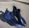 GRACELAND * STIEFELETTE CHELSEA SCHWARZ KROKO GR 41 WIE NEU*