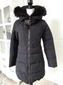 ZARA Parka Mantel Stepp Jacke Schwarz Gr. S 36