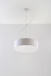 Pendelleuchte Weiß Ø35cm Modern Hängeleuchte Decke Küchenlampe Hängelampe Lampe