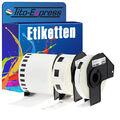 Etiketten für Brother P-Touch QL 1050 1060 500 550 570 650 700 710 720 N BW A NW