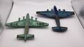 2 DINKY TOYS BRITISH 40 SITZER LUFTLINER & RIESIGES HOCHGESCHWINDIGKEITSMONOPLAN GA ZCA TBK