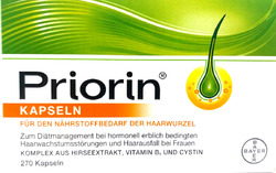 TOP!!! Priorin Kapseln 270 Stk für kraftloses dünner werdendes Haar PZN 15266092