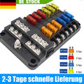 12Weg KFZ ATO Sicherungshalter Auto Sicherungskasten LKW Boot Sicher 12V/32V DE