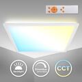 LED Panel 30x30cm flach Deckenlampe Leuchte Wohnzimmer dimmbar CCT weiß 16W Büro