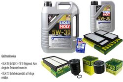 LIQUI MOLY 6 Liter Special Tec F 5W-30 Motoröl + MANN-FILTER Paket