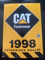 CAT / Caterpillar 1998 Aufkleber Vintage Sticker Footwear Modellbau Oldschool